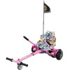 EVERCROSS Hoverboard: 6.5'' with Seat, Self-Balancing, APP, Red - 2 of 2
