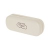Unique Bargains Eyeglasses Case 6.3"x2.36"x1.18" Beige 1 Pc - 2 of 4