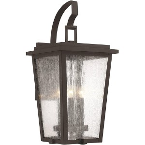 Minka Lavery Cantebury 32" High Sand Coal Outdoor Wall Light - 1 of 4