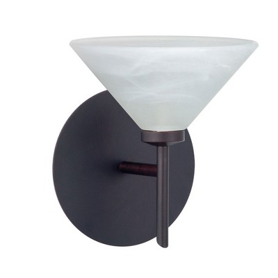 Besa Lighting Kona 1 - Light Wall Light in  Bronze