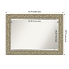 Amanti Art Luxe Beveled Framed Bathroom Vanity Wall Mirror - 3 of 4