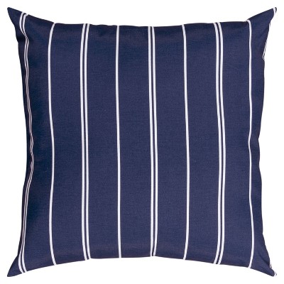 22"x22" Oversize Poly-Filled Striped Indoor/Outdoor Square Throw Pillow - Rizzy Home
