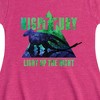 Girls' - How to Train Your Dragon - Night Fury Light Up The Night Fit & Flair Cap Sleeve Graphic Dress - 2 of 3