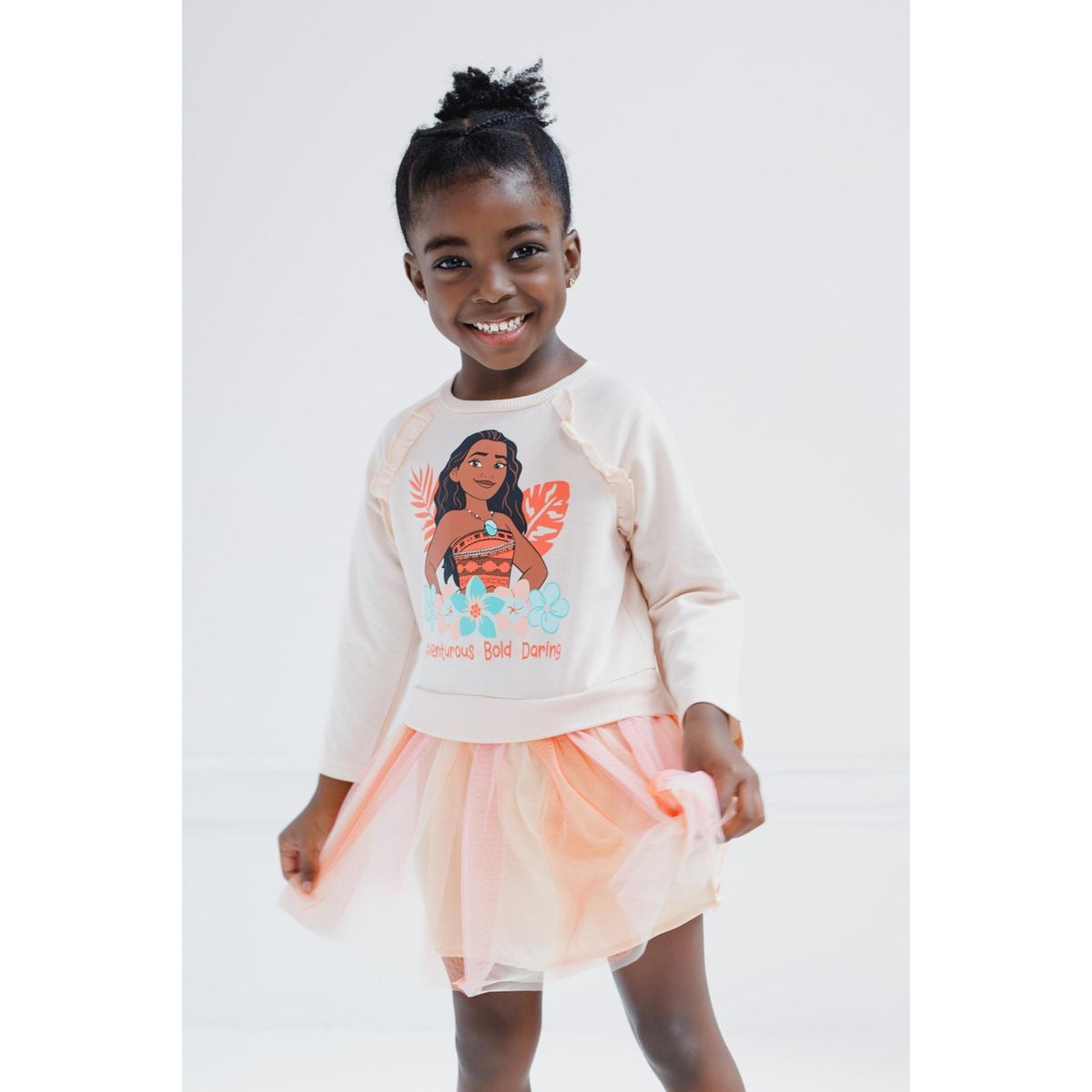 Disney Toddler Girls' Long Sleeve Tutu Dress - thumbnail 8