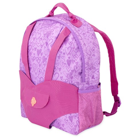 Our Generation School Bag Accessory For Kids And 18 Dolls Hop On Doll Carrier Backpack Target