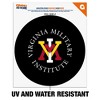 Virginia Military Institute Secondary Logo Automotive Car Window Locker Circle Bumper Sticker - 2 of 4