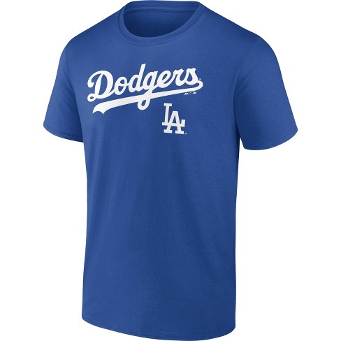 Los Angeles Dodgers Cutter & Buck Epic Easy Care Nailshead Mens Short Sleeve Dress Shirt