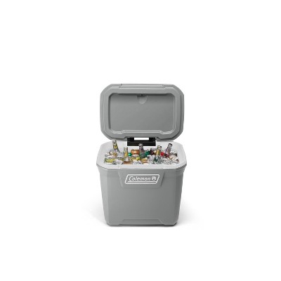 Gray 65-Quart Wheeled Outdoor Cooler with Insulated Lid