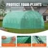 VEVOR Walk-in Tunnel Greenhouse, 19.4x9.7x6.5 ft Hoop House Greenhouse Tunnel with Galvanized Steel Frame, Green PE Cover, 12 Windows - 4 of 4