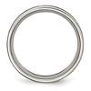 Black Bow Jewelry Men's 8mm Titanium Laser Cut Indigenous Brushed Flat Standard Fit Band - 2 of 4