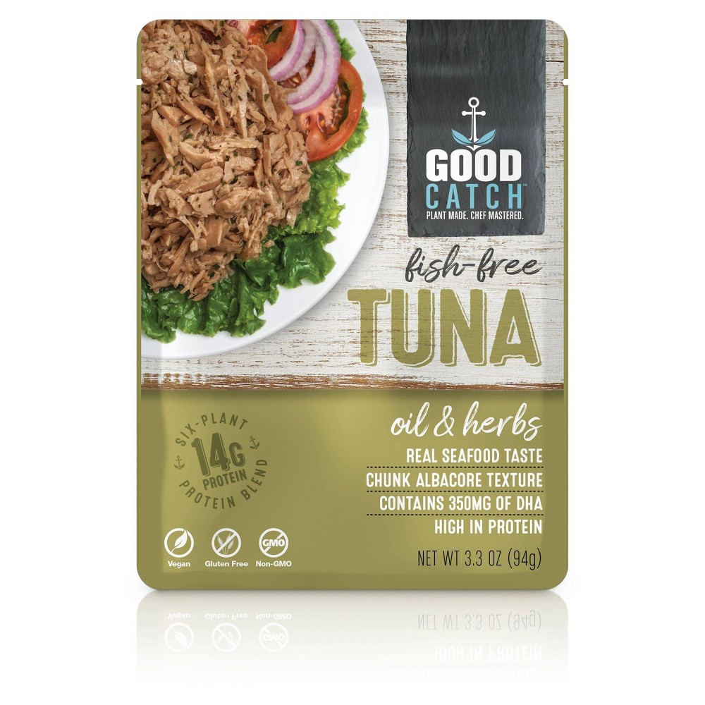 UPC 859543007041 product image for Good Catch Olive Oil and Herbs Fish-Free Tuna - 3.3oz | upcitemdb.com