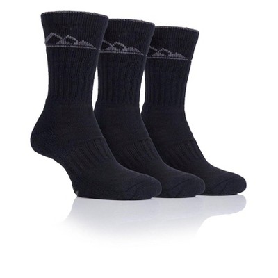 Men's Luxury Boot Sock | Size Men's 7-12 - Black/grey : Target