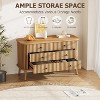 6 Drawer Dresser, Horizontal Chests of Double Drawers for Bedroom, Storage Drawer Organizer - 3 of 4