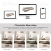 YOOCOZZ Corduroy Sectional Sofa with Wide Seat, Chaise Lounge, Cup Holders and USB Charging Ports - 3 of 4