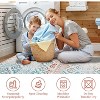 Washable Boho Vintage Area Rug, Low Pile Foldable Non-Slip Non-Shedding Indoor Floor Carpet for Bedroom Home Office - 4 of 4
