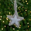 Northlight Plush Double Felt Star Christmas Ornament - 6.25" - Gray - image 2 of 4