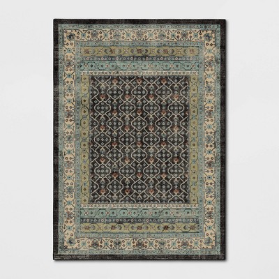 Maisie Jute Oval Rug Multi Warm 3' x 5' Oval