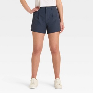 Women's 4" Woven High-Rise Golf Shorts - All In Motion™ - 1 of 3