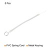 Unique Bargains Plastic Detachable Spiral Spring Coil Strap Keyring Lanyards - 3 of 4