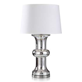 Dann Foley Lifestyle Glass Table Lamp Silver - StyleCraft