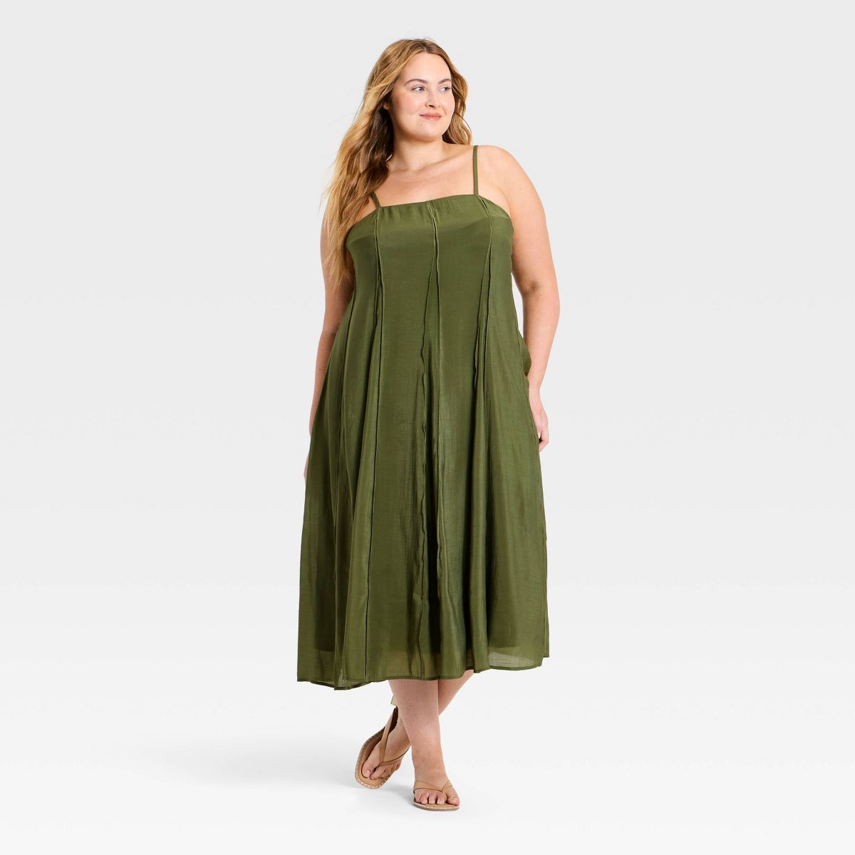 Women's Cami Midi Dress - A New Day™ - thumbnail 10