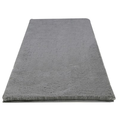 Lavish Home Memory Foam Extra Long Bath Rug Mat - 24x 60