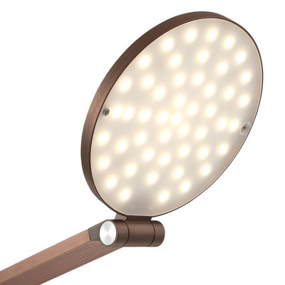 Bronze Adjustable Pharmacy LED Task Floor Lamp