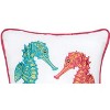 C&F Home 10" x 10" Seahorse Duo  Small Petite  Size Accent Throw Pillow - 2 of 4