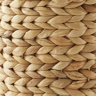 Natural Handwoven Water Hyacinth Waste Basket