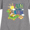 - Paw Patrol - Rubble Fun In The Sun Graphic Short Sleeve Fleece Dress - 2 of 4