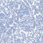 blue paisley print