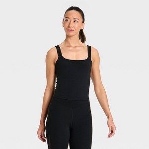 Top de tirantes con ribete de escalera suave de uso diario para mujer - All In Motion™