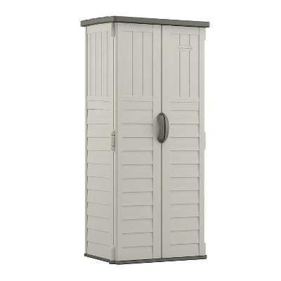 vanilla resin outdoor storage shed