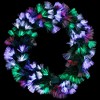 Northlight Multi-Function Color Changing Fiber Optic Artificial Pine Christmas Wreath - 24" - image 3 of 4