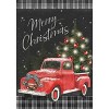 Classic Christmas Pickup Double Sided House Flag 40" x 28" Briarwood Lane - 3 of 4