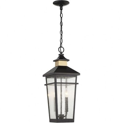 Savoy House Kingsley 2 - Light Pendant in  Matte Black/Warm Brass