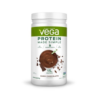 Vega Protein Made Simple Protein Powder - Dark Chocolate - 9.6oz