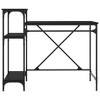 Clihome Modern Spacious Industrial Desk with 3 Built-in Shelves for Home Office - 3 of 4