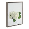 Kate and Laurel Sylvie Hydrangea Cluster Framed Canvas by Emiko and Mark Franzen of F2Images, 18x24, Gray - 2 of 4