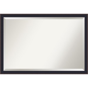 Amanti Art Havana Black Bronze Beveled Framed Bathroom Vanity Wall Mirror - 1 of 4