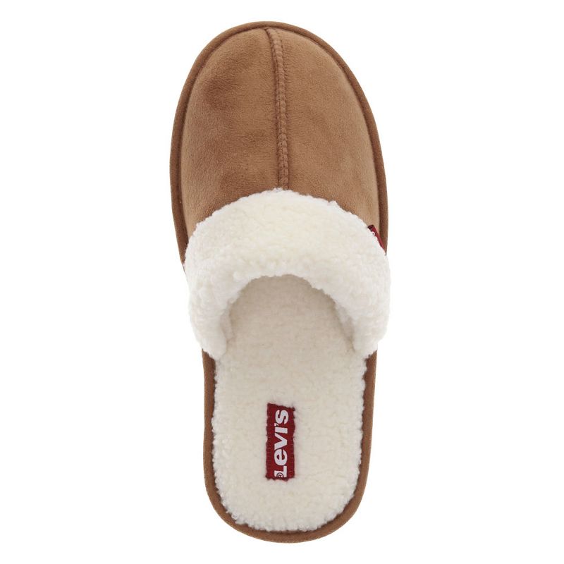 Levi's Womens Talya Microsuede Scuff House Shoe Slippers, 3 of 9