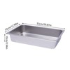 YIYIBYUS 6 Pack Steam Pans, Stainless Steel Chafing Dishes Buffet Serving Pans Food Prep Pan - 4 of 4