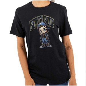 Betty Boop Urban Streetwear Cartoon Womens Graphic T Shirt Tees Brisco Brands - 1 of 4
