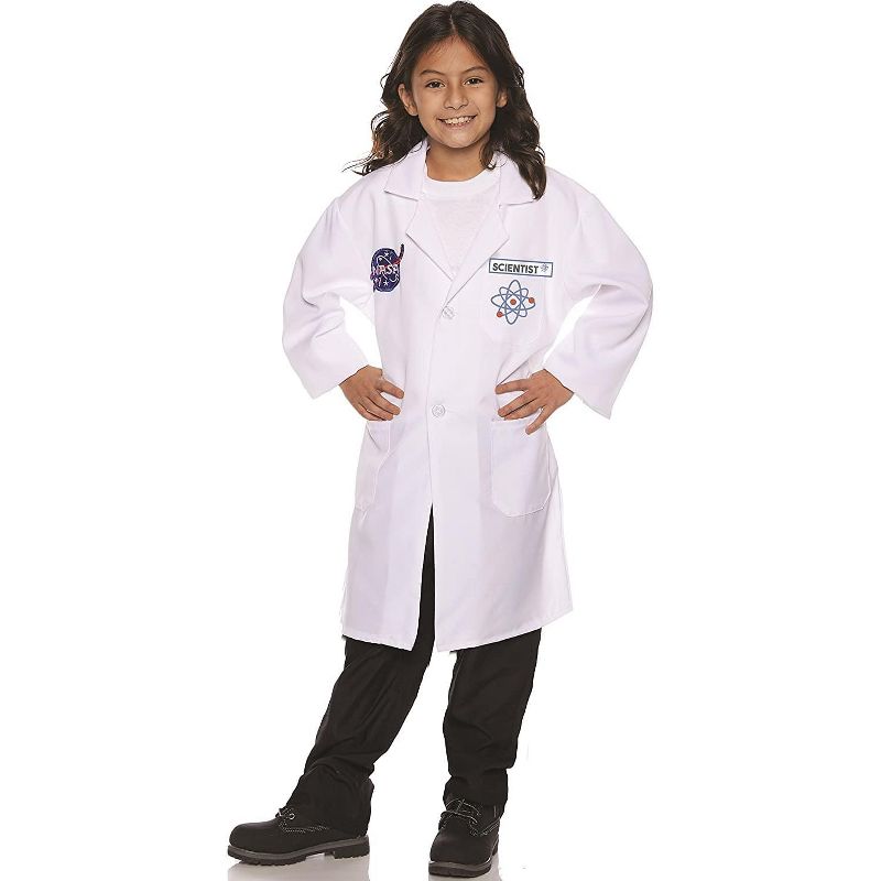Underwraps Costumes Rocket Scientist Child Costume Lab Coat, 1 of 2