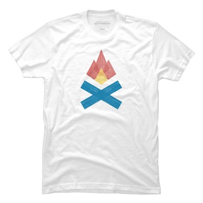 Men's Design By Humans Campfire By elcorette T-Shirt