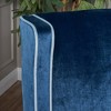 Modern Accent Club Chair, Comfy Velvet Upholstered Armchair, Living Room Chair With Arms, Trendy Single Sofa Chair For Living Room Bedroom Office - 3 of 4