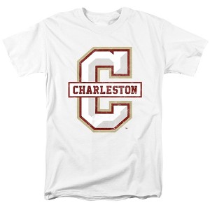 Men's College of Charleston Official Distressed Primary T-Shirt - 1 of 4