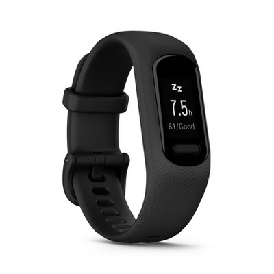 Large Black Silicone Fitness Tracker with GPS and Sleep Tracker