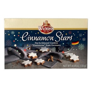 Wicklein Cinnamon Stars Nut & Almond "Zimtsterne" Cookies 4.59 Oz. / 130 g. - 1 of 4
