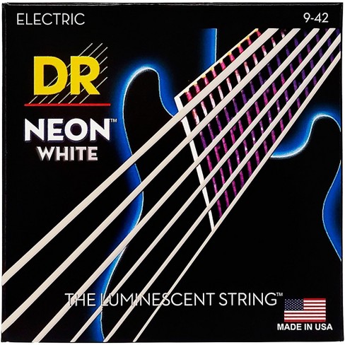 Dr Strings K3 Neon Hi def White Electric Lite Guitar Strings Target